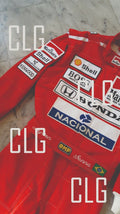 Ayrton Senna 1991 Replica Embroidered patches Suit / Mclaren Suit Endless Racewear