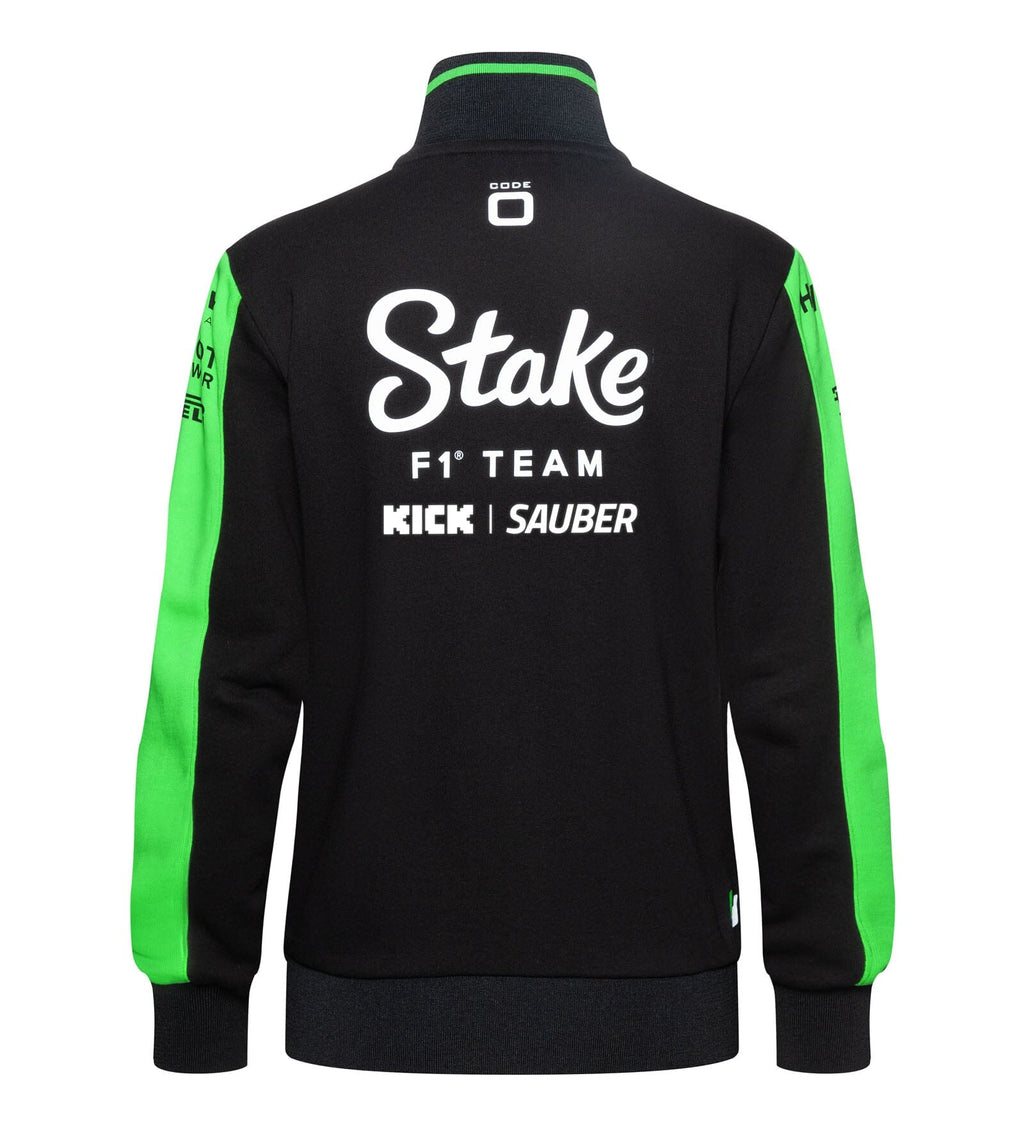 Stake F1 Kick Sauber Women's Team Full Zip Sweat Jacket - Black