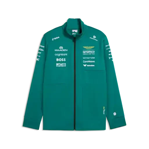 Aston Martin F1 2026 Team Softshell Jacket - Green Lux