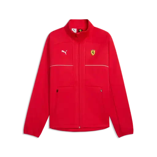 Scuderia Ferrari F1 Fanwear Softshell Jacket - Rosso Corsa/Puma Black Jackets Scuderia Ferrari XS Red 