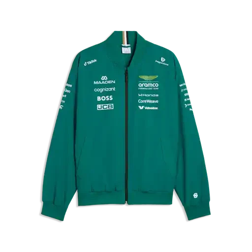 Aston Martin F1 2026 Team Bomber Jacket - Green Lux