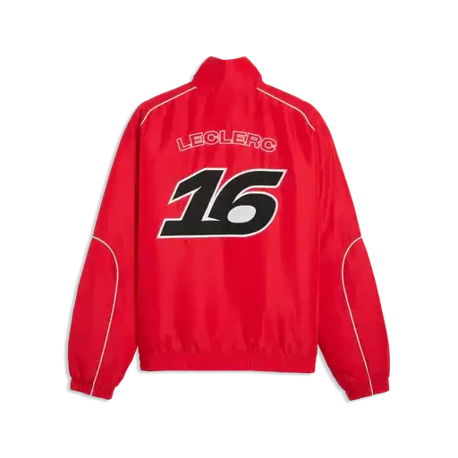 Scuderia Ferrari F1 Charles Leclerc Racing Jacket - Rosso Corsa