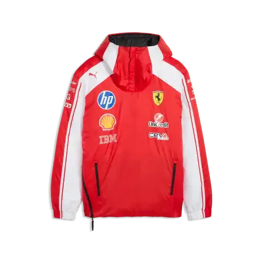 Scuderia Ferrari F1 2026 Team Reversible Jacket - Puma Red