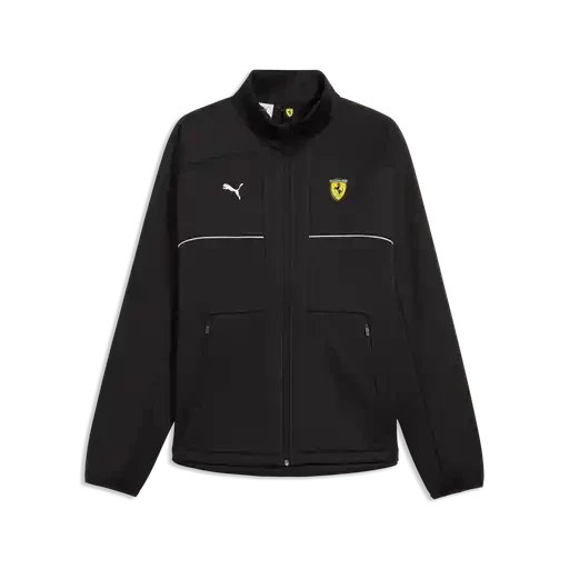 Scuderia Ferrari F1 Fanwear Softshell Jacket - Rosso Corsa/Puma Black Jackets Scuderia Ferrari XS Black 